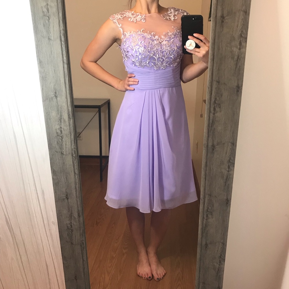 ♥️🆕 purple and silver dress